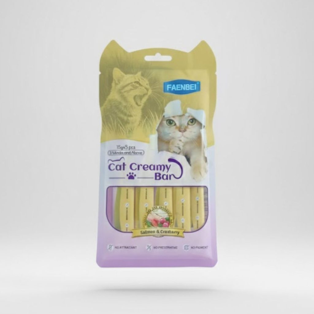 Faenbei Cat Creamy Treats – (15 Gram x 5 pcs)